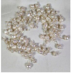 Chunky Cultured Freshwater Pearl Fringe Strand Bracelet